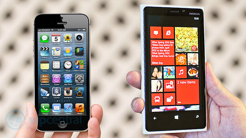 iPhone 5 vs Lumia 920