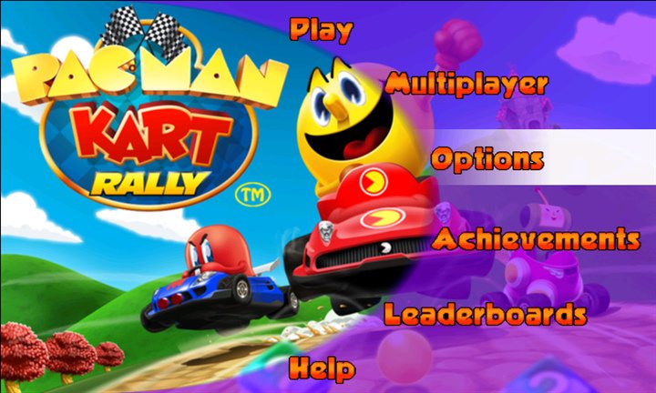 Pac-Man Kart Rally title