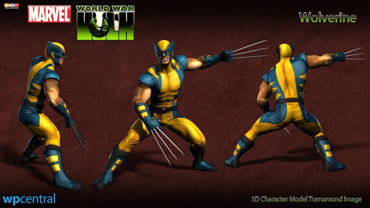 World War Hulk Wolverine Model Revised 2