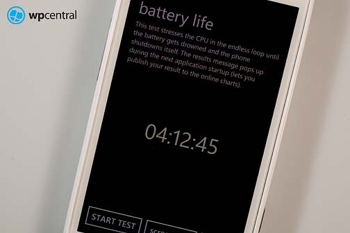 Samsung Focus 2 battery test