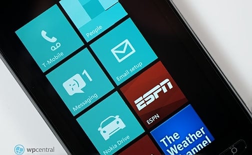 Nokia Lumia 710 Screen