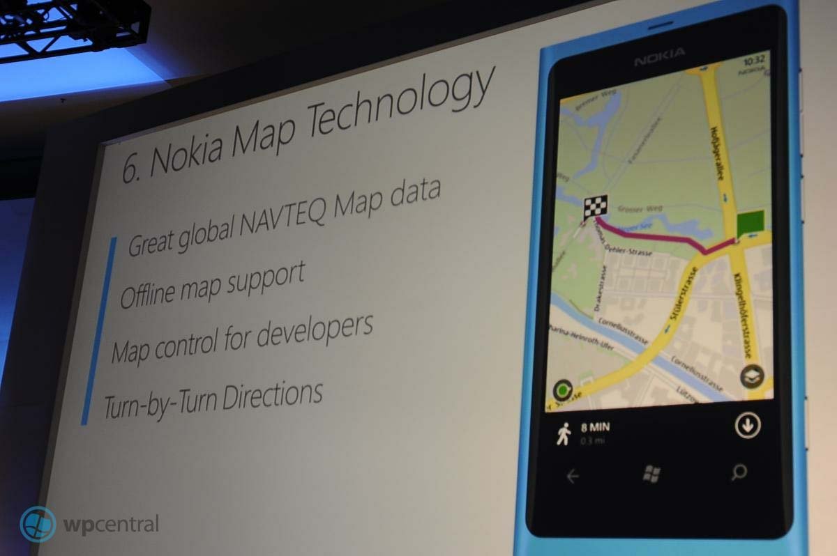 Nokia Map Technology to Windows Phone 8