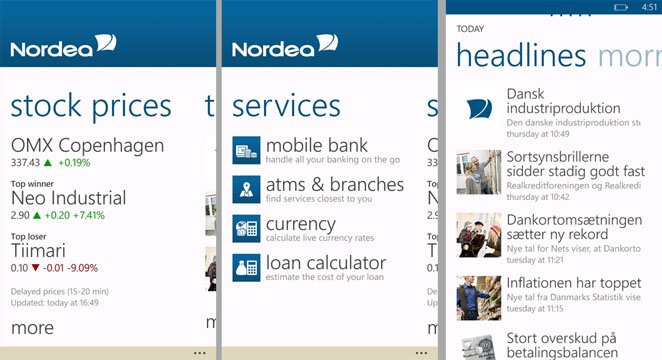 Mobile Bank for Windows Phone