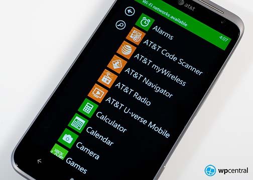 HTC Titan II App List