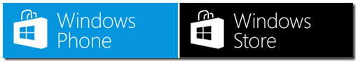 Windows Phone and Windows Store logos