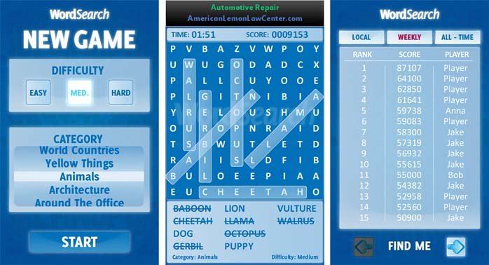Word Search for Windows Phone