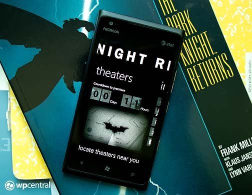 Dark Knight Rises app from Nokia