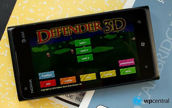 Defender 3D for Windows Phone