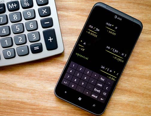 Smartboard Calculator for Windows Phone