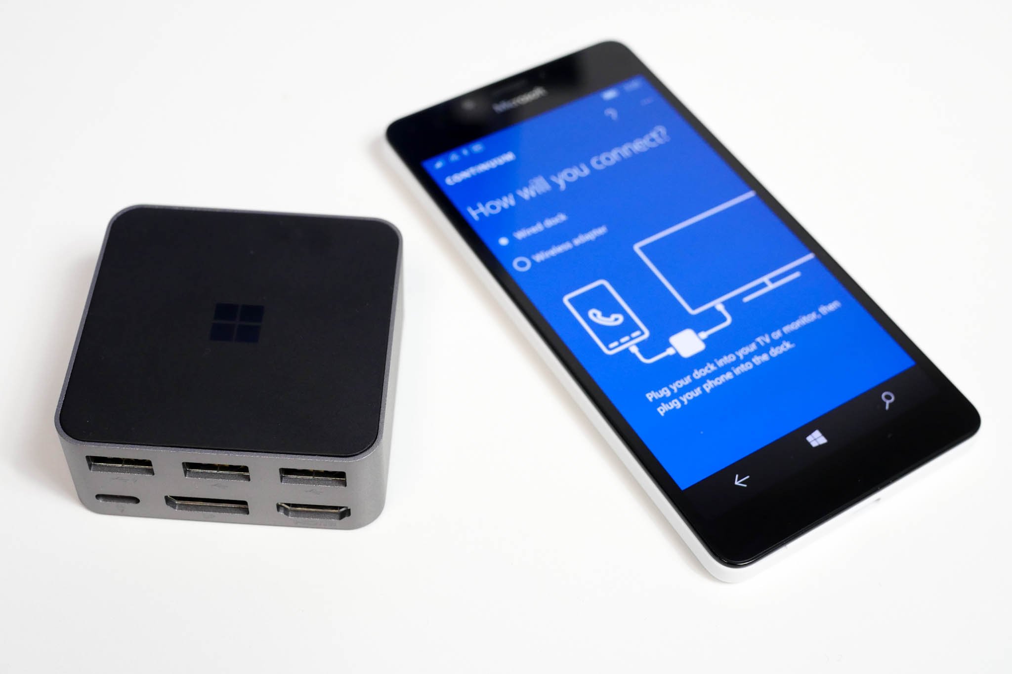 Lumia 950 and Continuum Display Dock