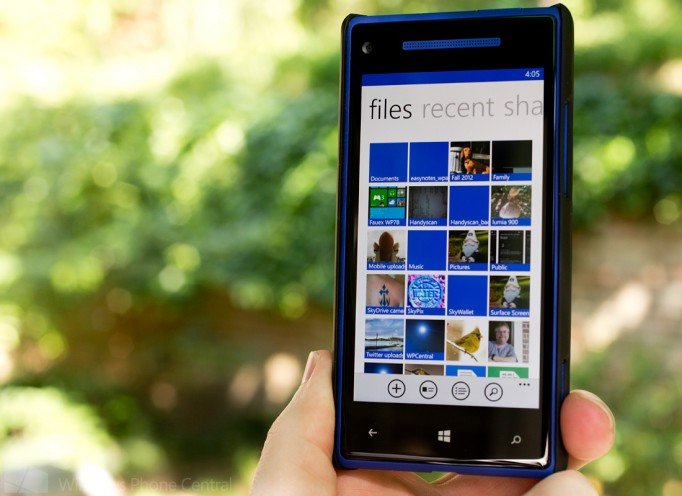 SkyDrive on Windows Phone