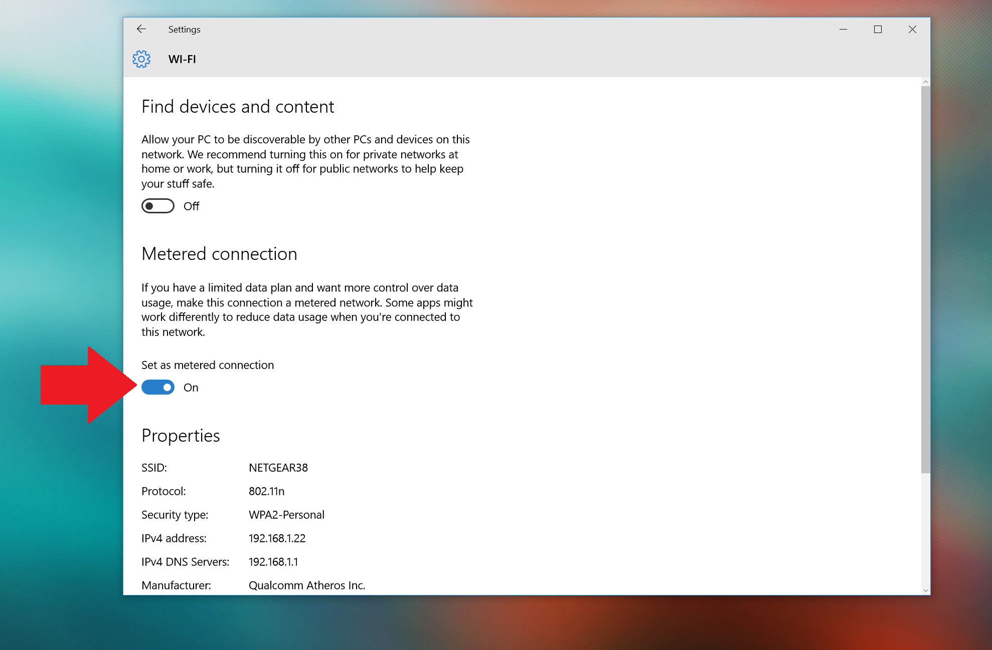 How to set metered connections and disable Windows 10 Update Delivery