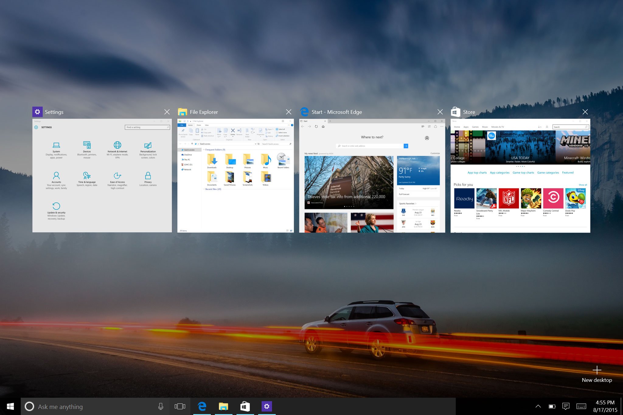 Windows 10 Task View