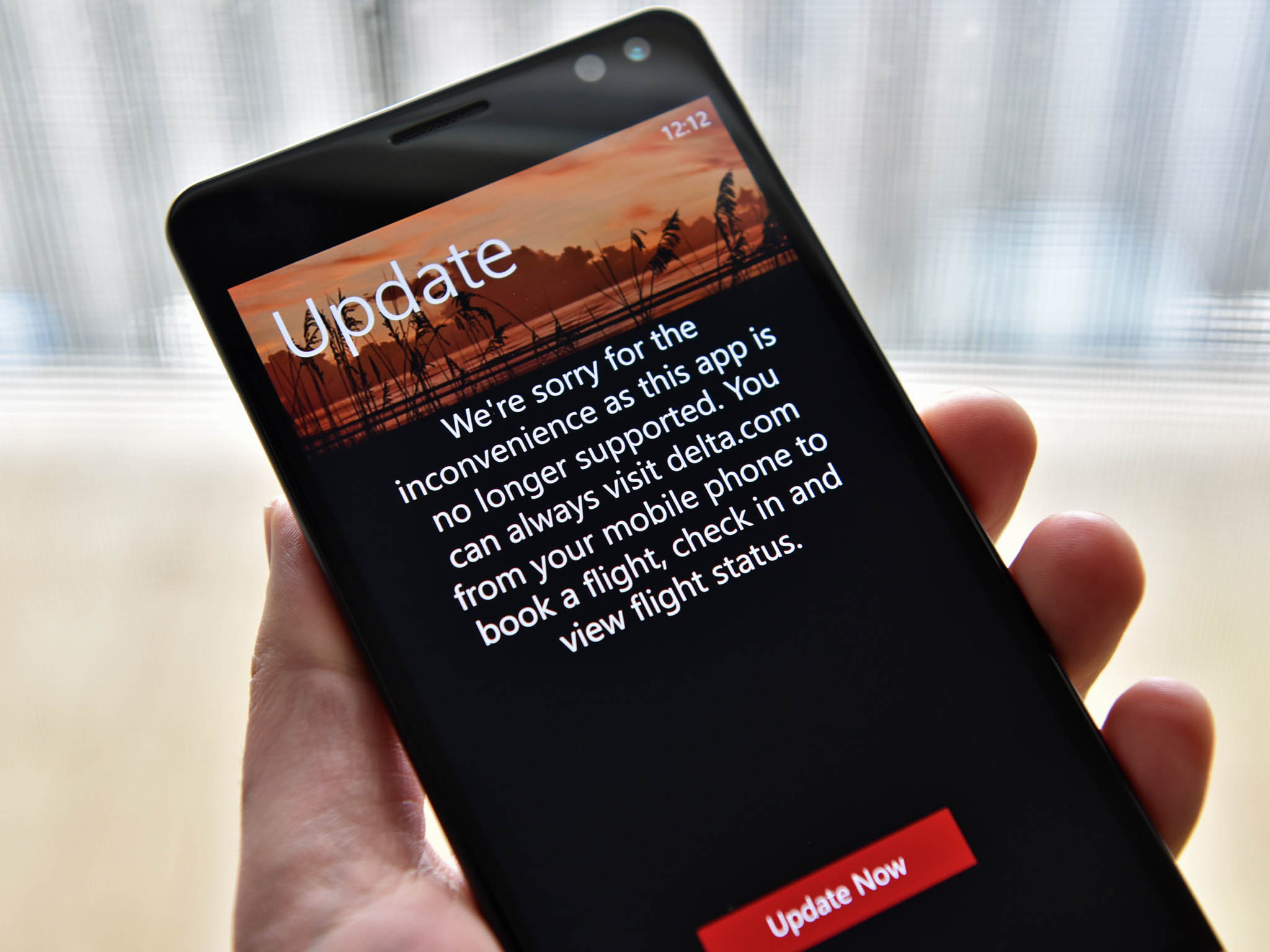 Delta drops support for Fly Delta app on Windows Phone