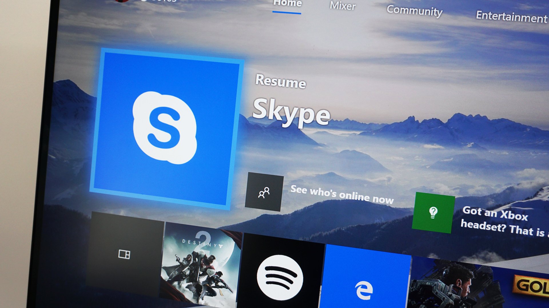 skype for xbox one