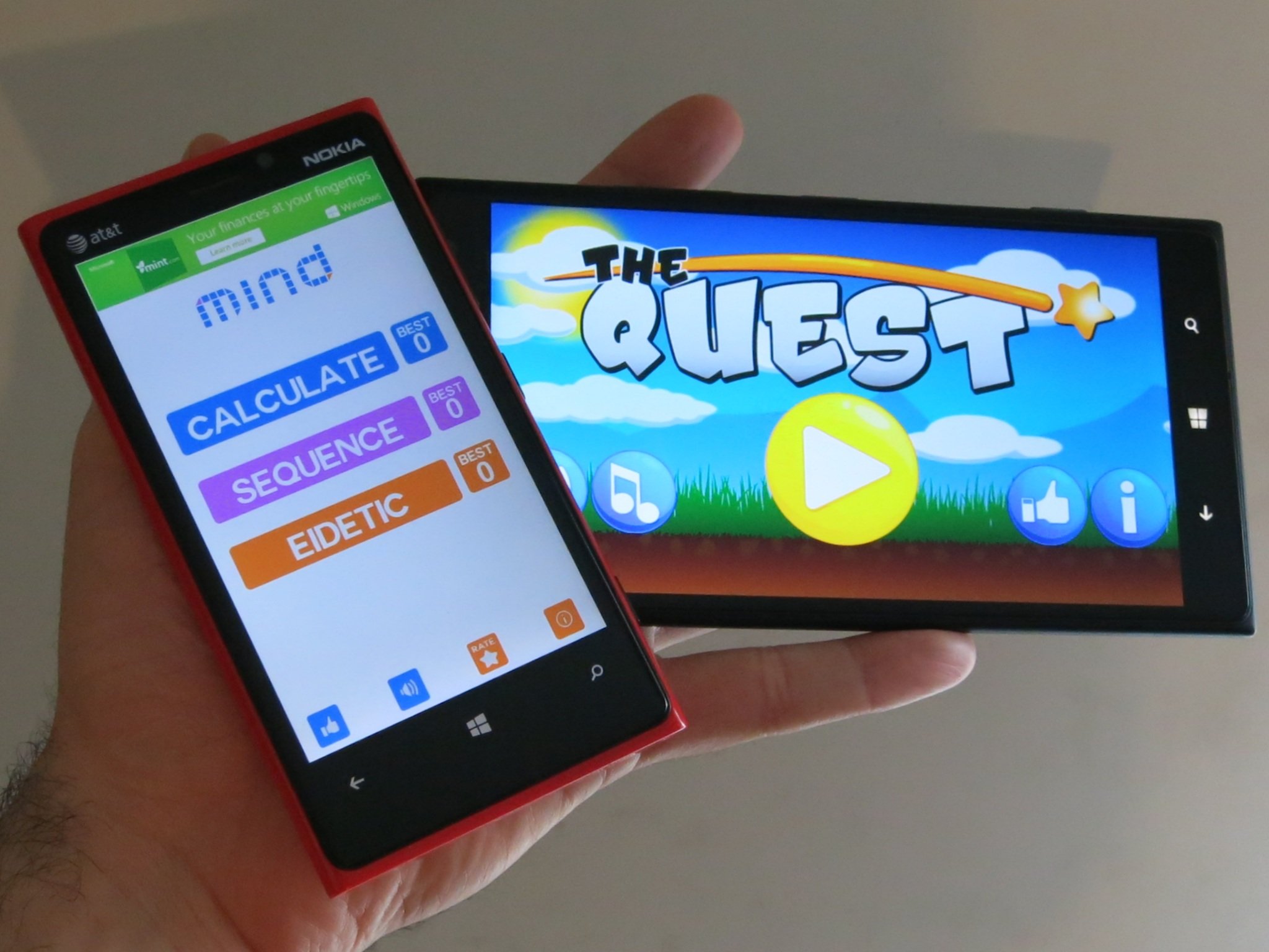 Mind: Brain Training, The Quest, More indie game of June for Windows Phone and Windows 8 Lumia 1520