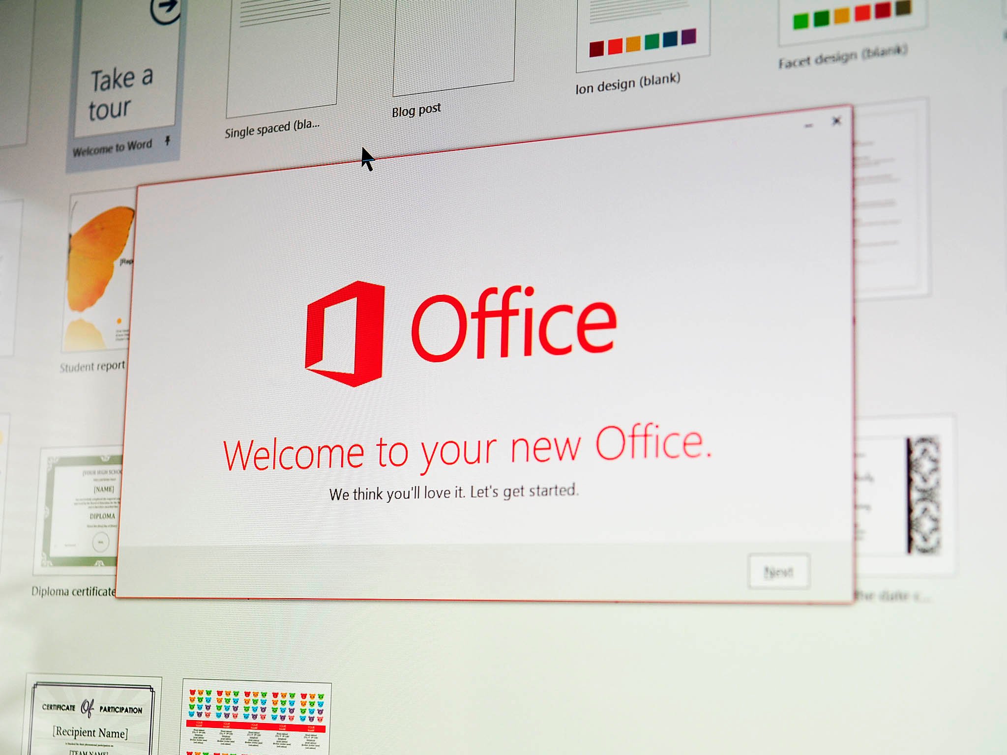 fully stocked version of Office 365