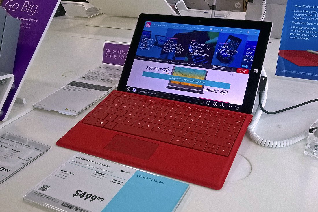 Surface 3 at Best Buy