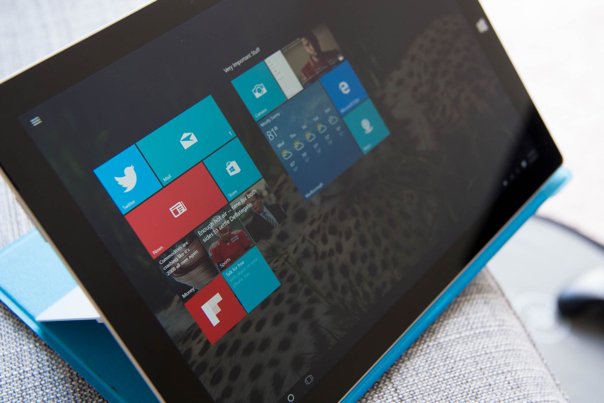 Windows 10 Start in Surface Pro 3