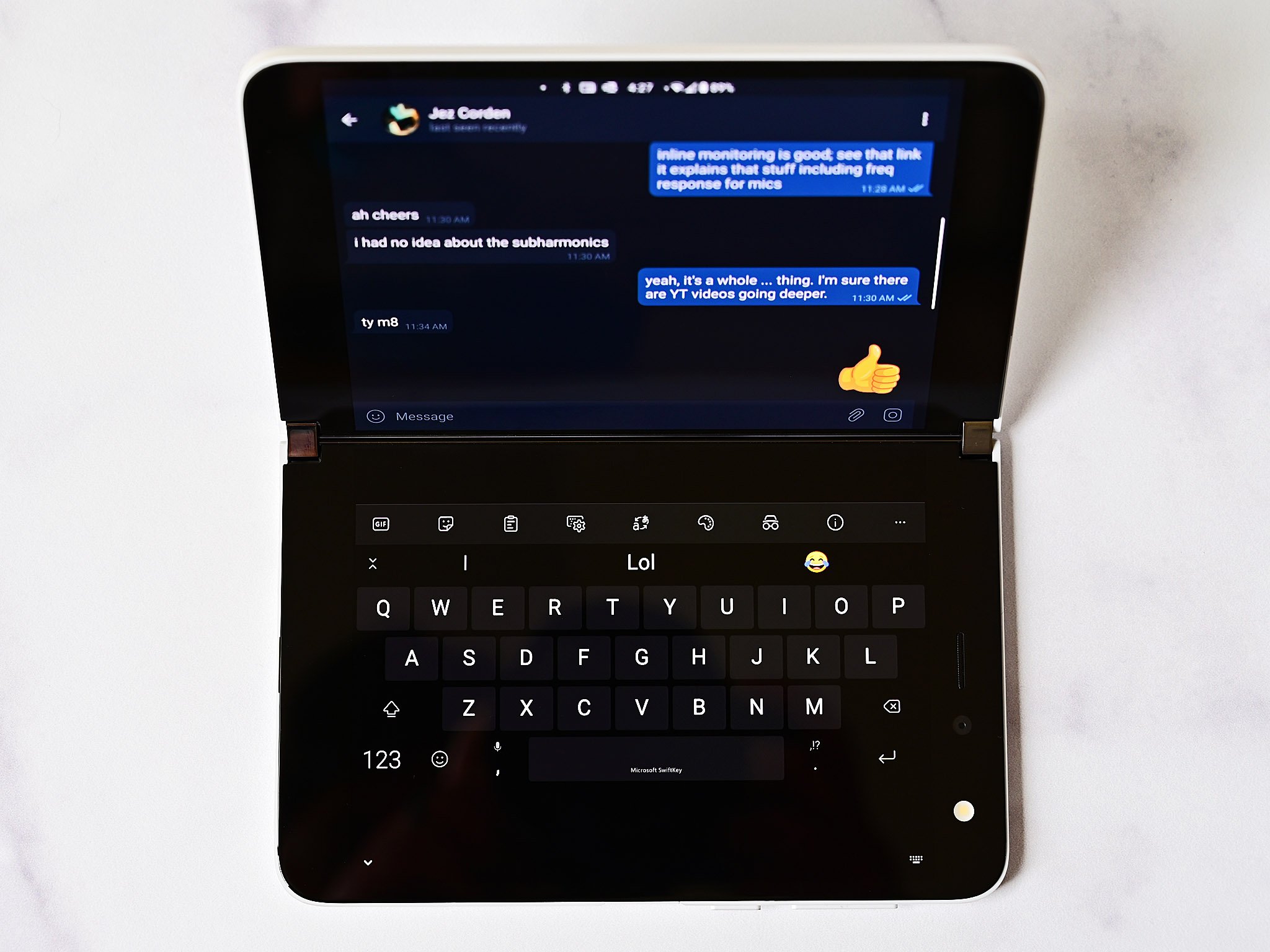 Surface Duo 2020 Keyboard