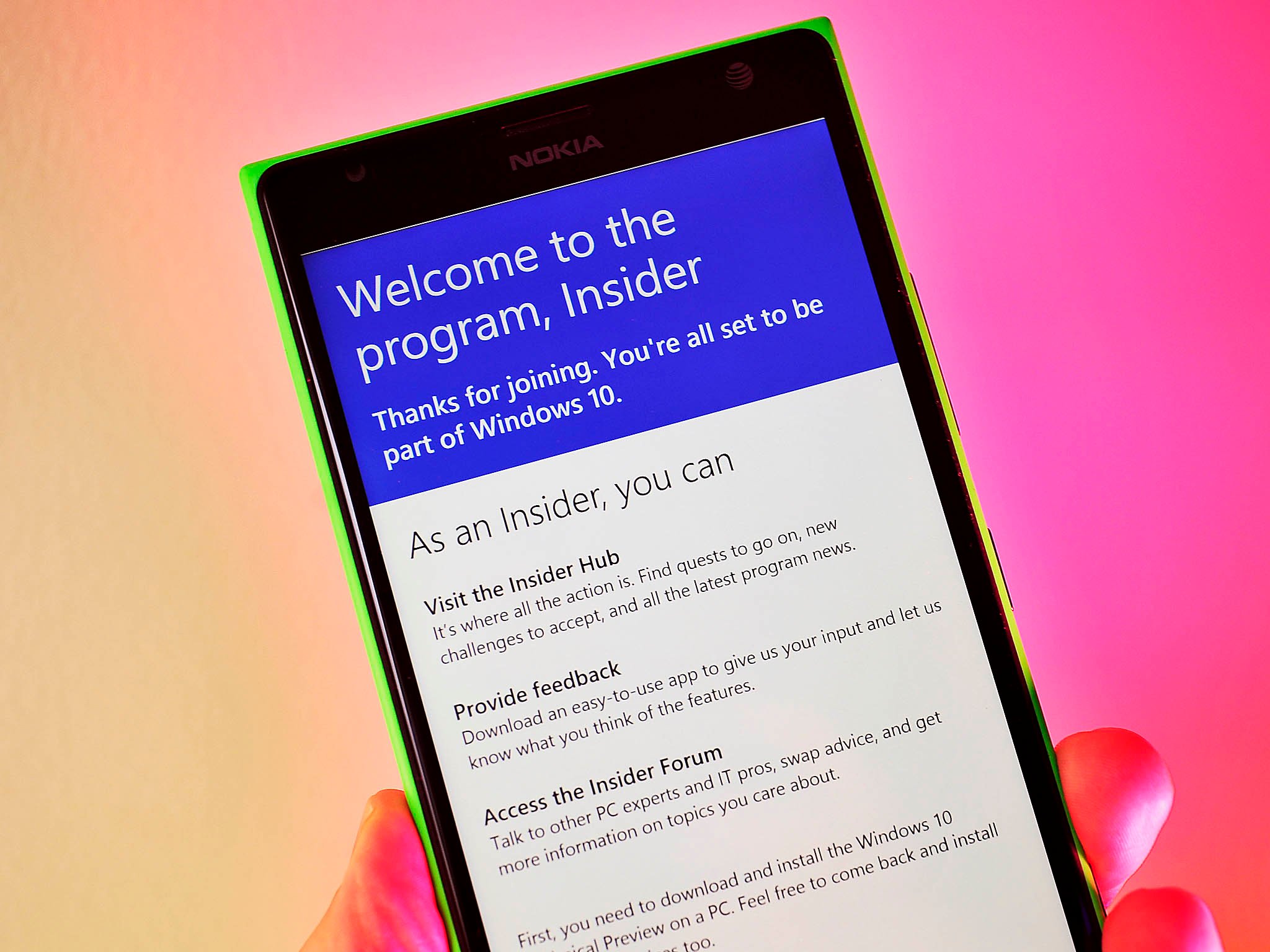 The first Windows 10 preview build for phones will support some 512MB devices