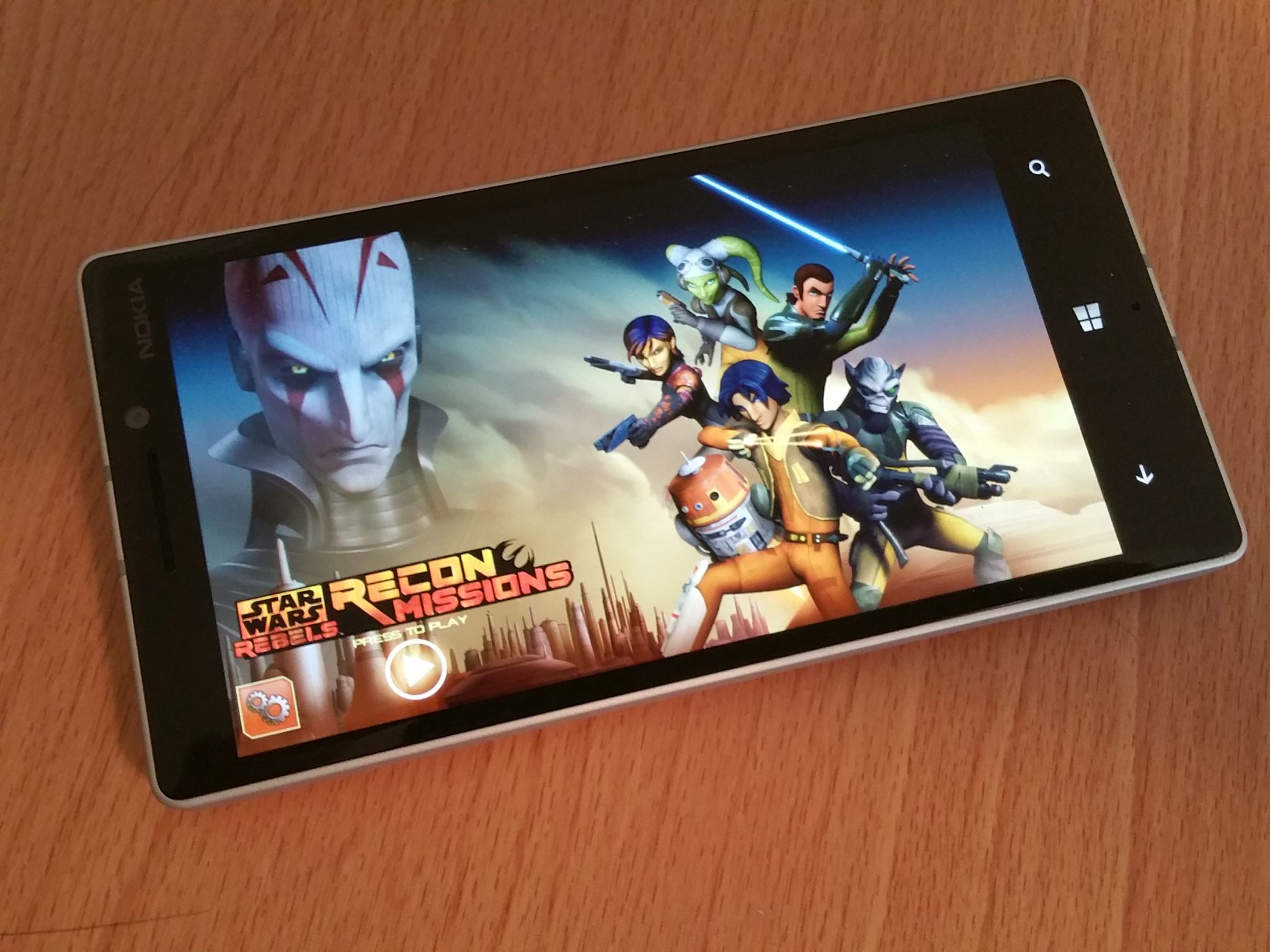 Star Wars Rebels on Windows Phone
