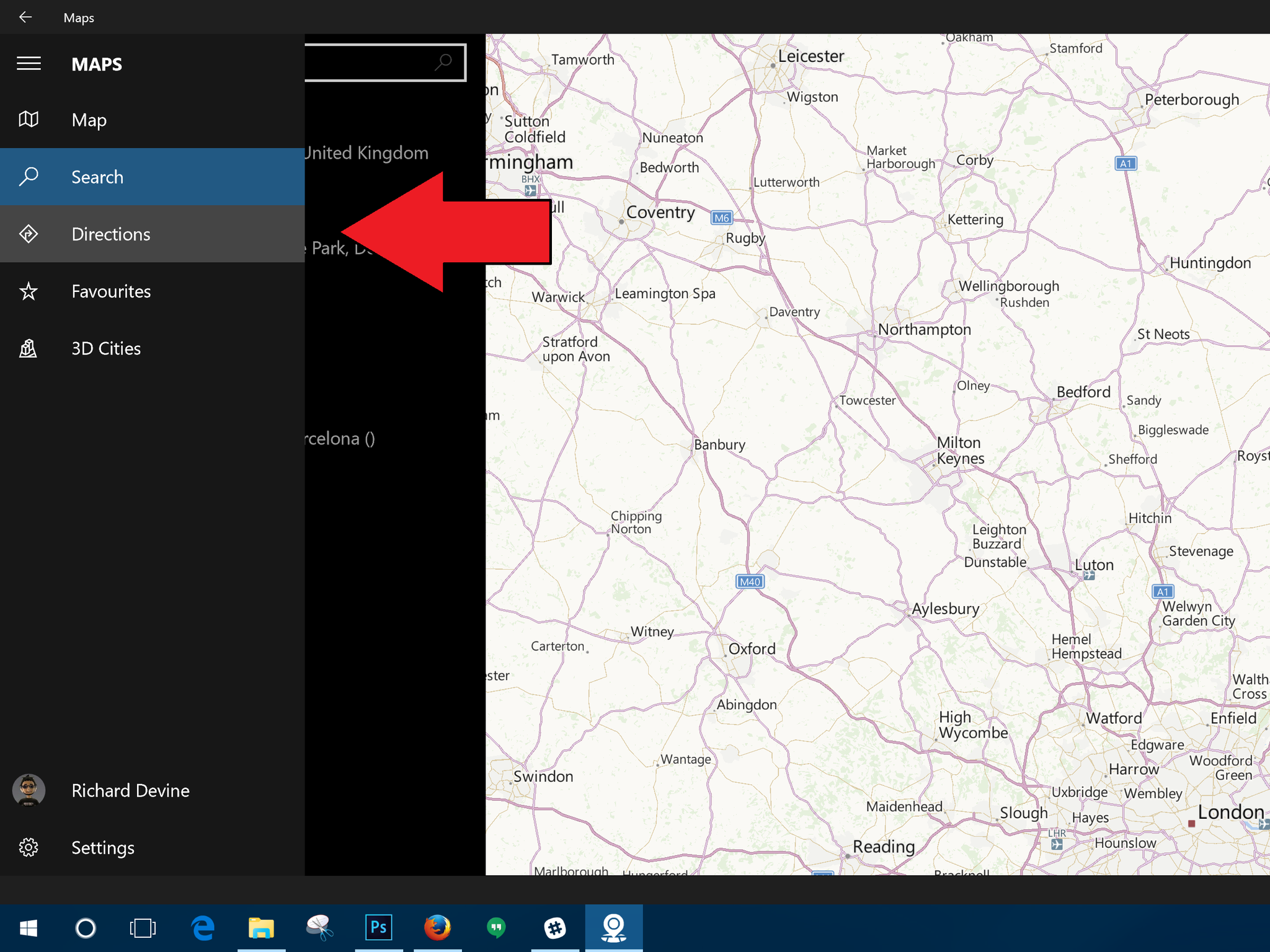 Windows 10 Maps