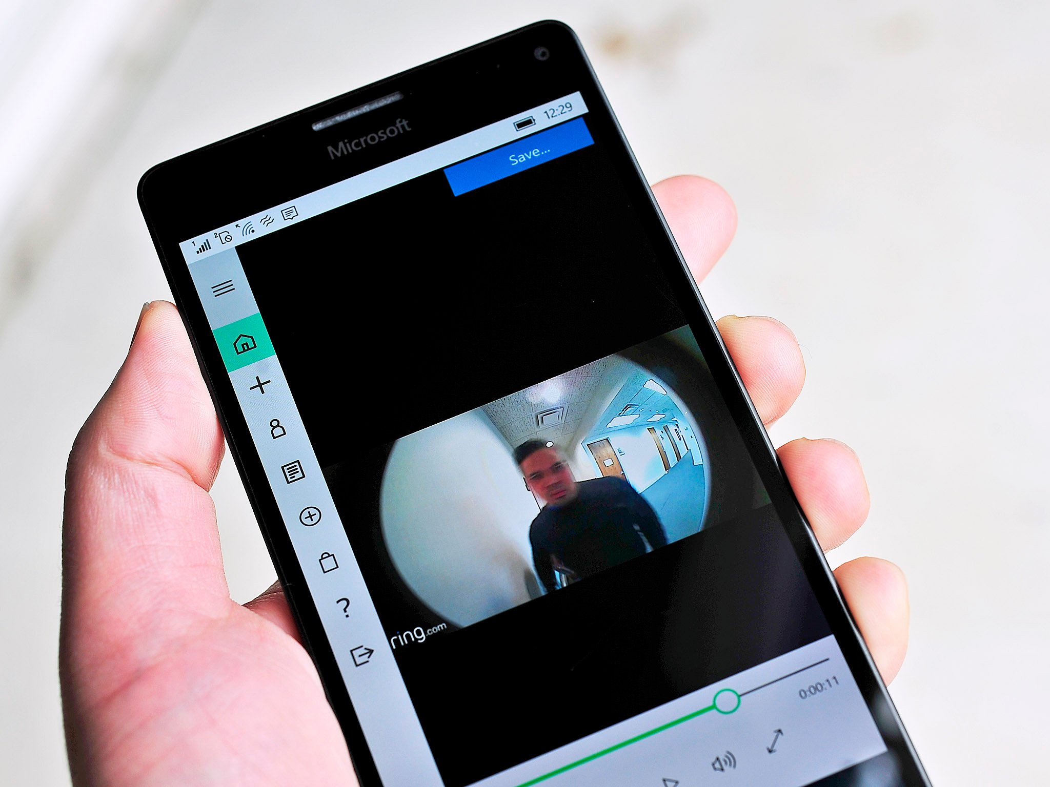 Ring Video Doorbell on Windows 10 Mobile