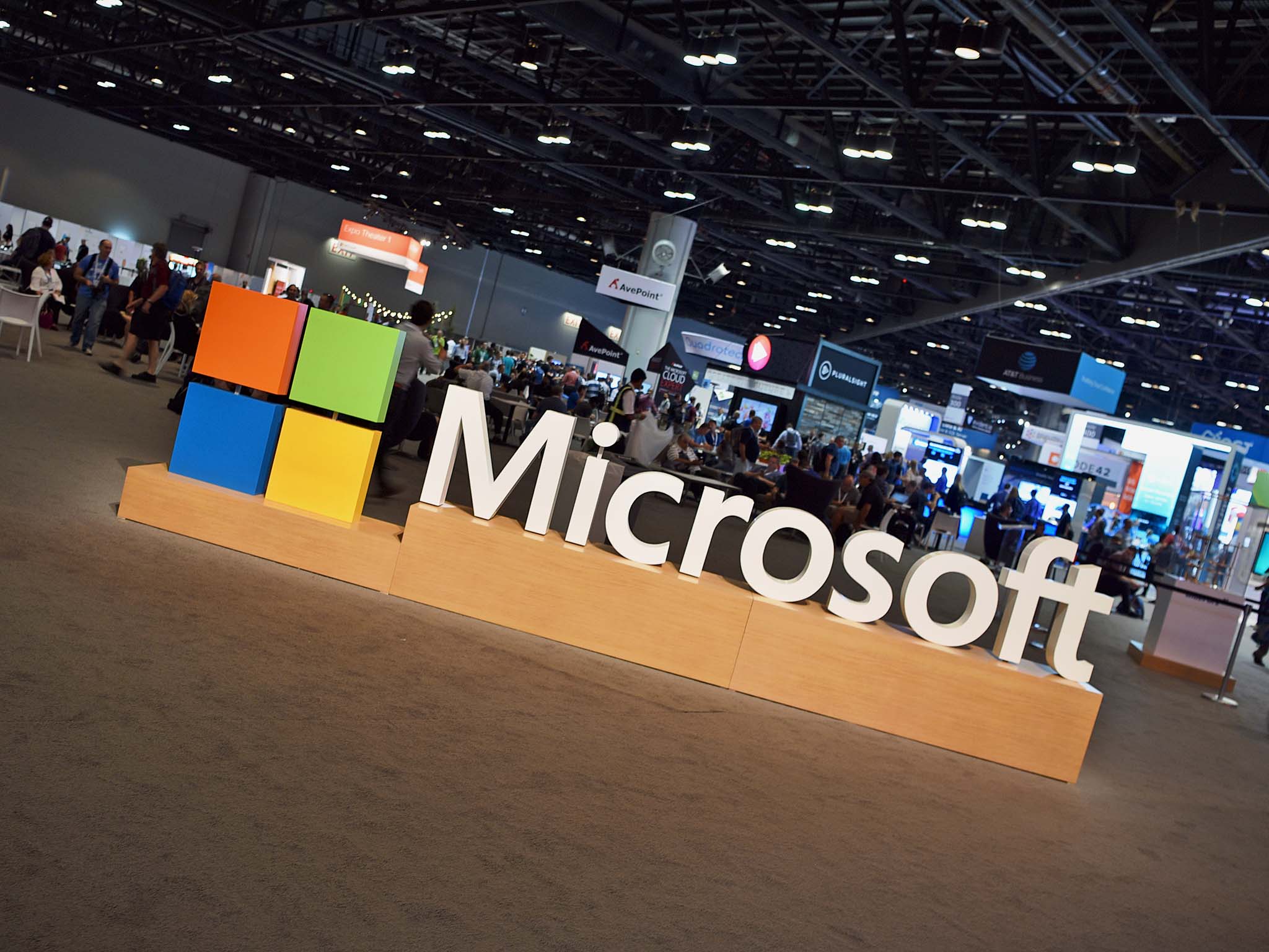 Logotipo da Microsoft no Ignite