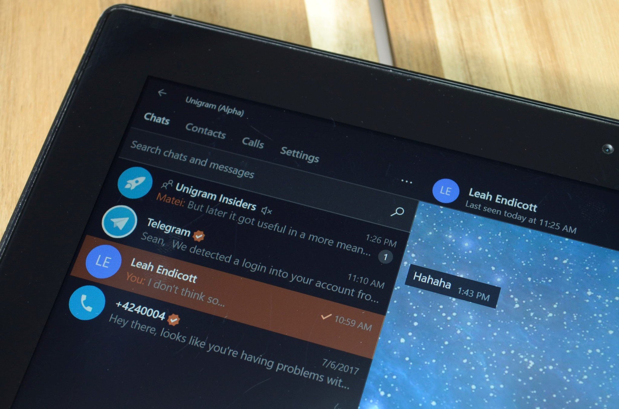 Unofficial Windows 10 Telegram client Unigram X leaves beta