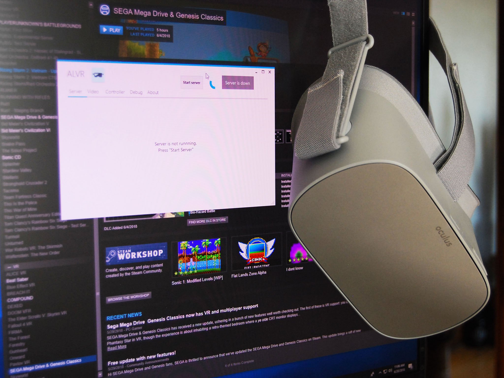 How To Play Steamvr Games On Oculus Go With Alvr Windows Central