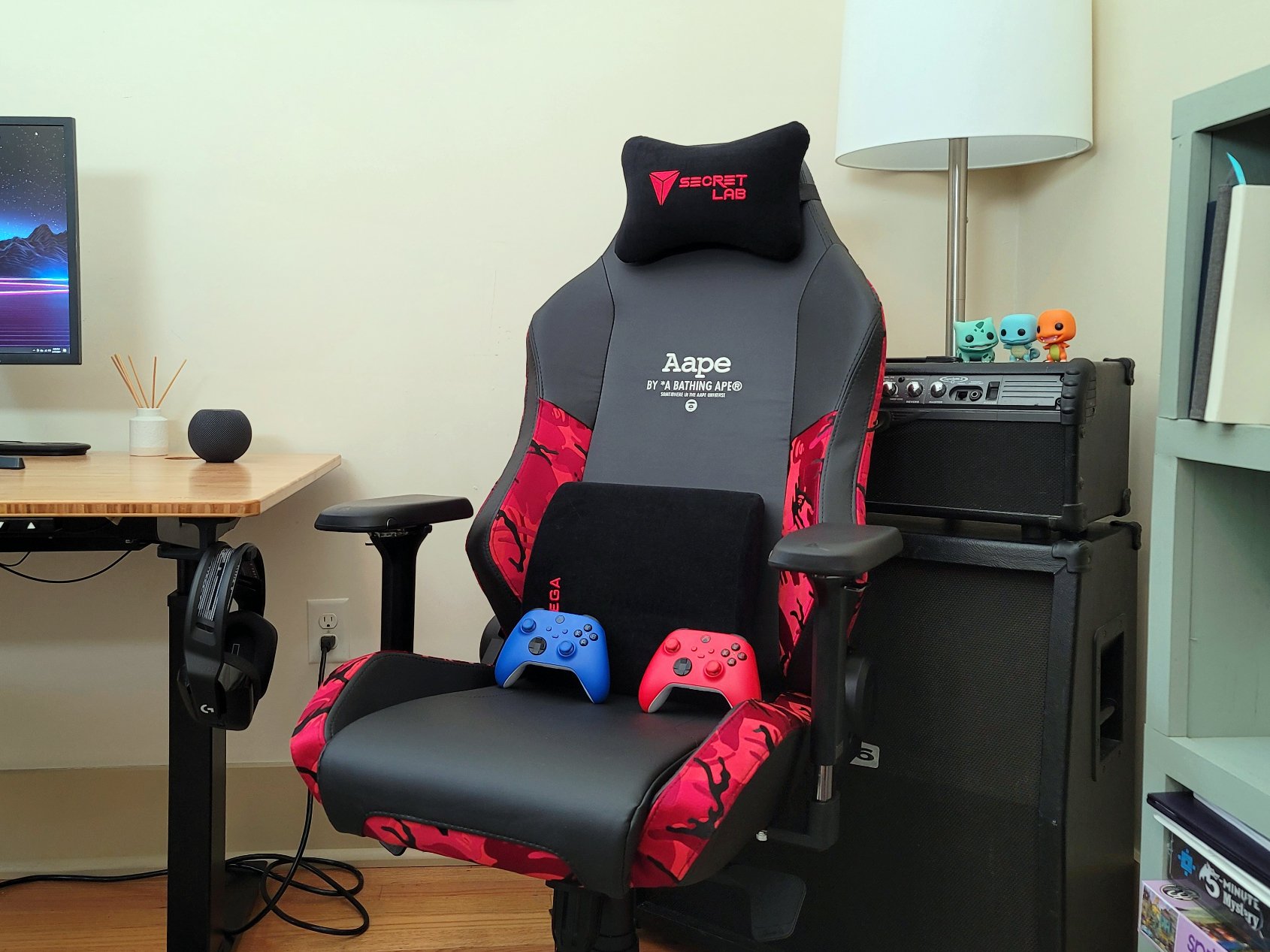 Secretlab Aape Red Gaming Chair Hero