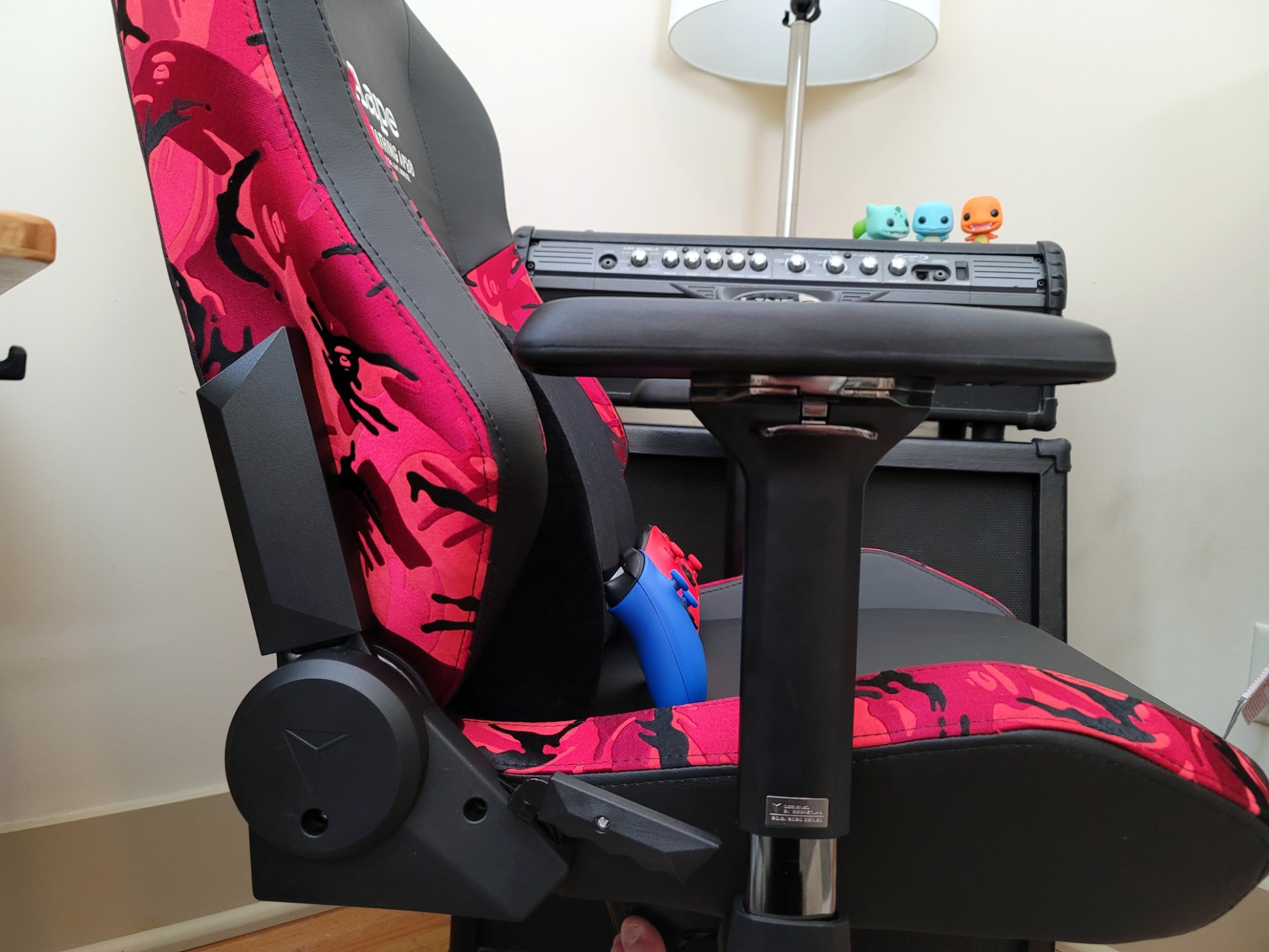 Secretlab Aape Red Gaming Chair Side