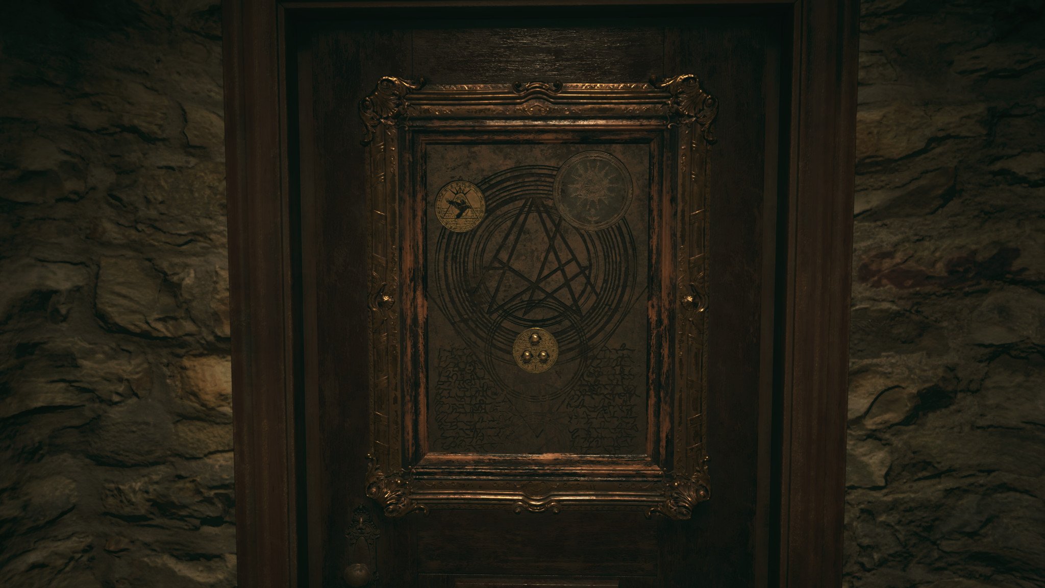 Reisdent Evil Village Medallion Door