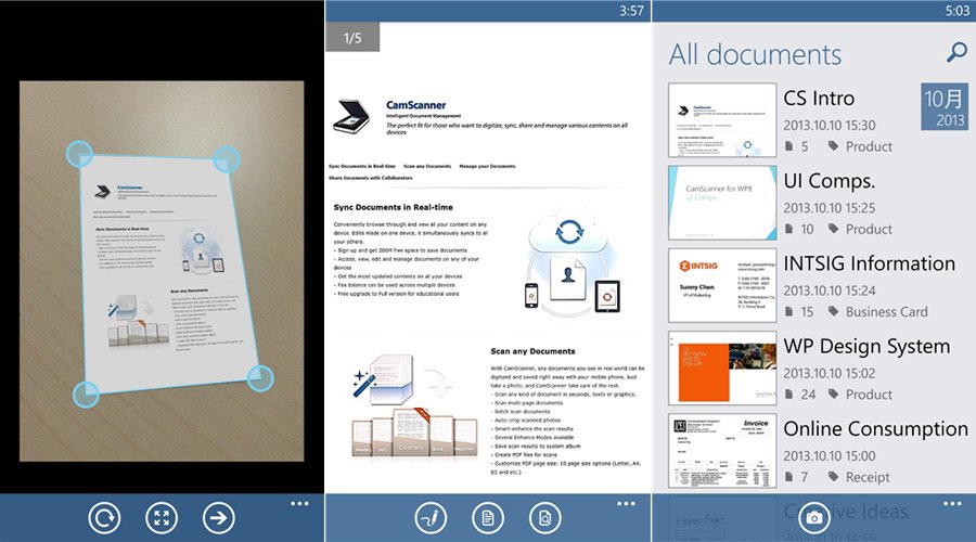 Scan and share documents with the official CamScanner app for Windows Phone  Windows Central