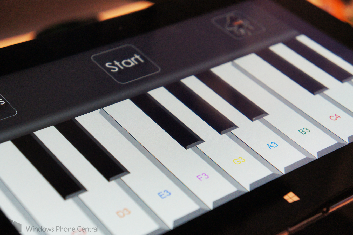 Turn your Windows 8.1 device into a virtual keyboard with Piano!! from