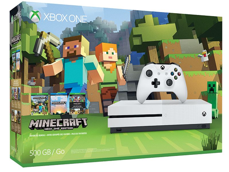 Pick up the Xbox One S Minecraft bundle and an extra free game for $229
