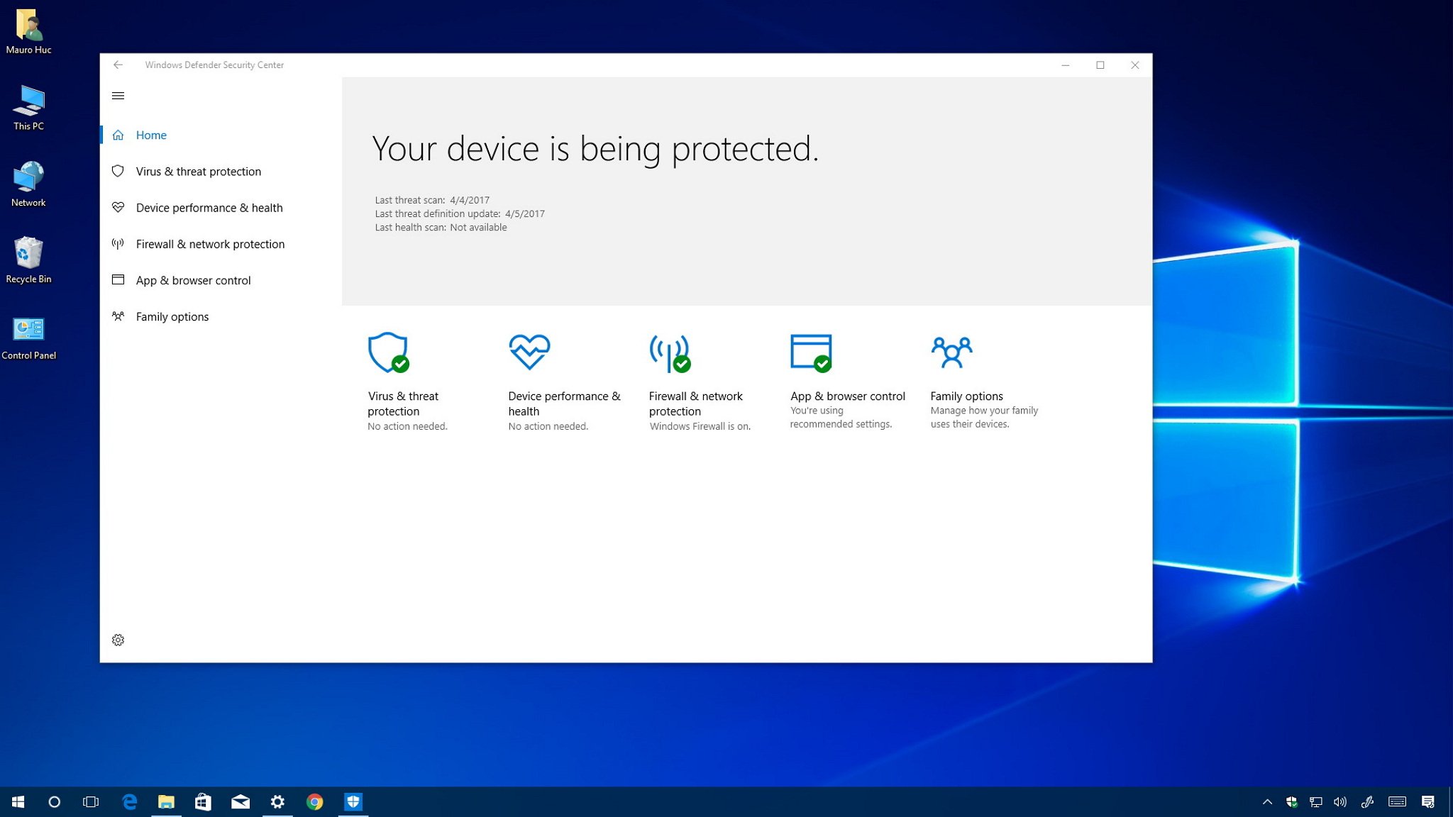 What you need to know about the new Windows Defender Security Center in