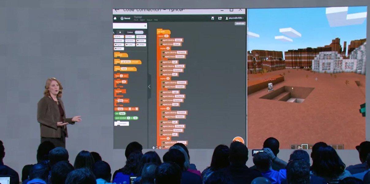 Microsoft debuts Code Builder for Minecraft Education 