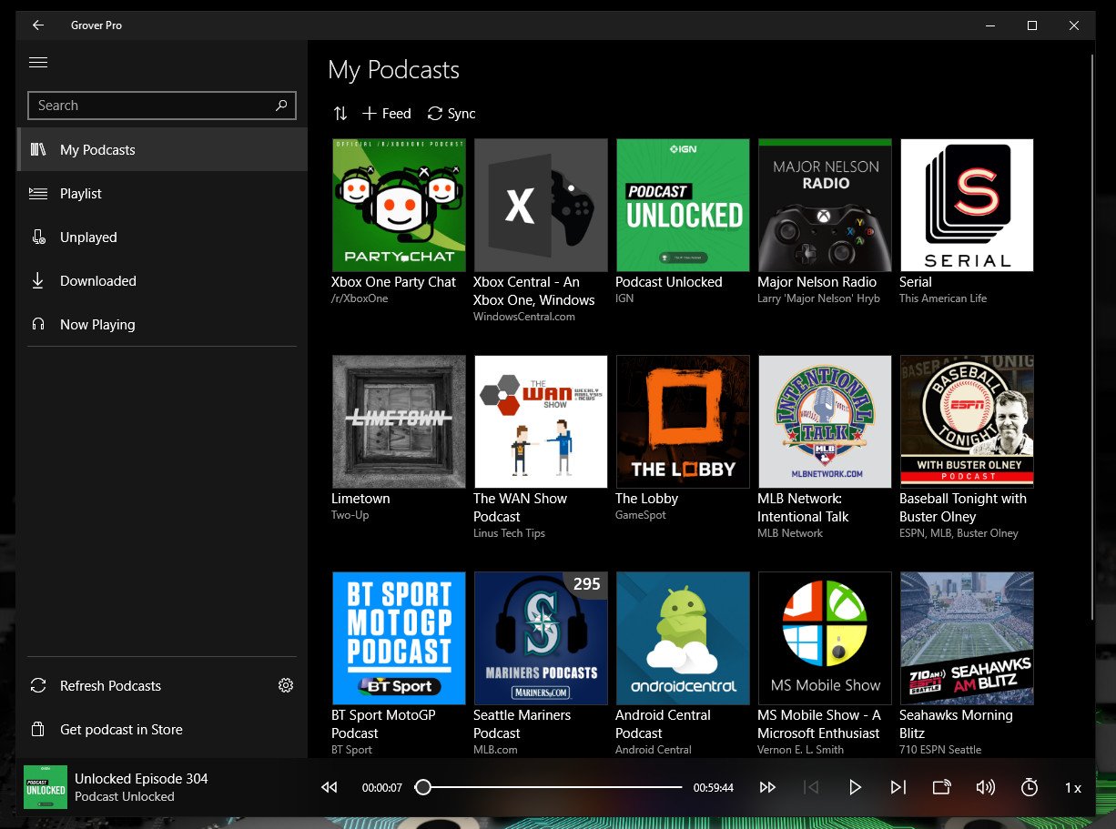 Why Grover Pro is still the best podcast app for Windows ...