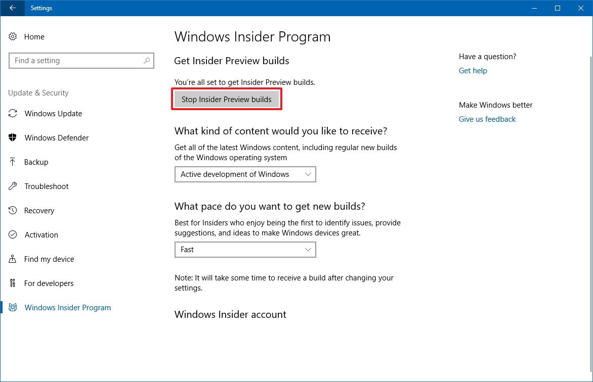 Why Insiders should opt-out of the program when Windows 10 Fall ...