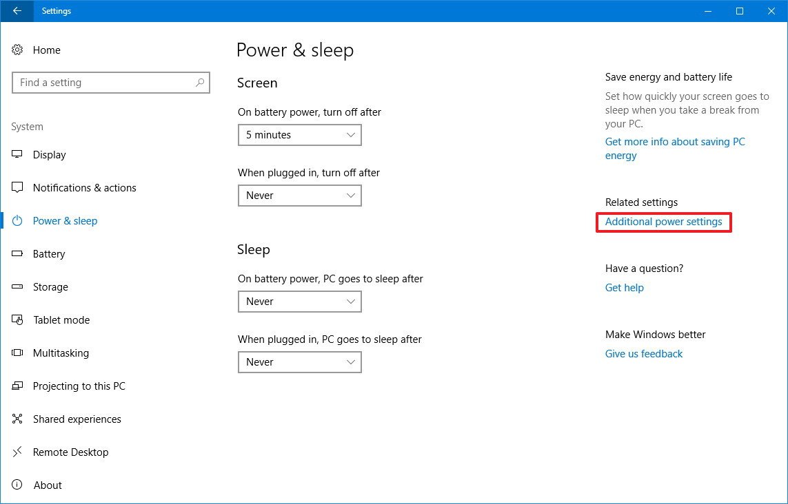 How to manage custom power plans on Windows 10   Windows ...