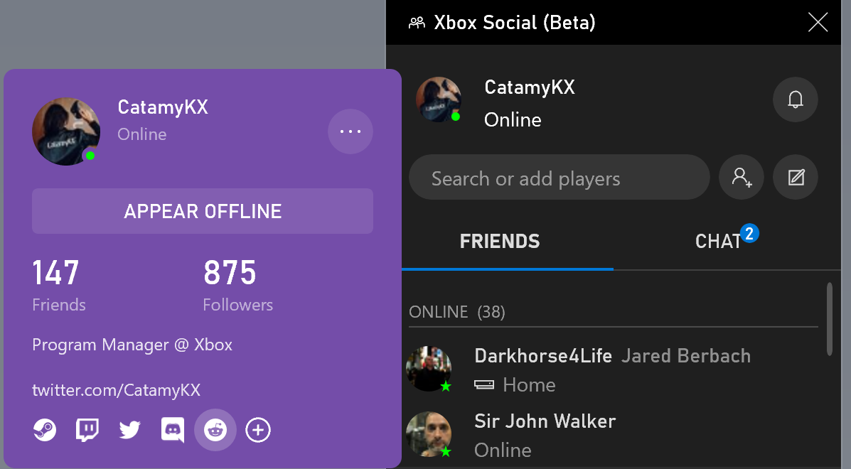 Xbox Live Redditの統合