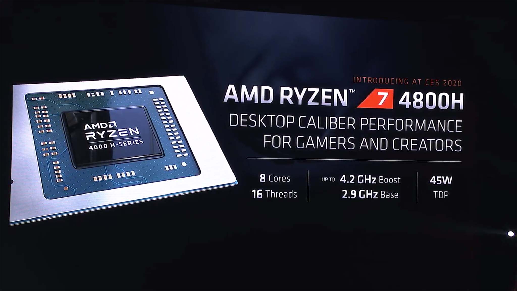 AMD Ryzen 4000 mobile CPUs