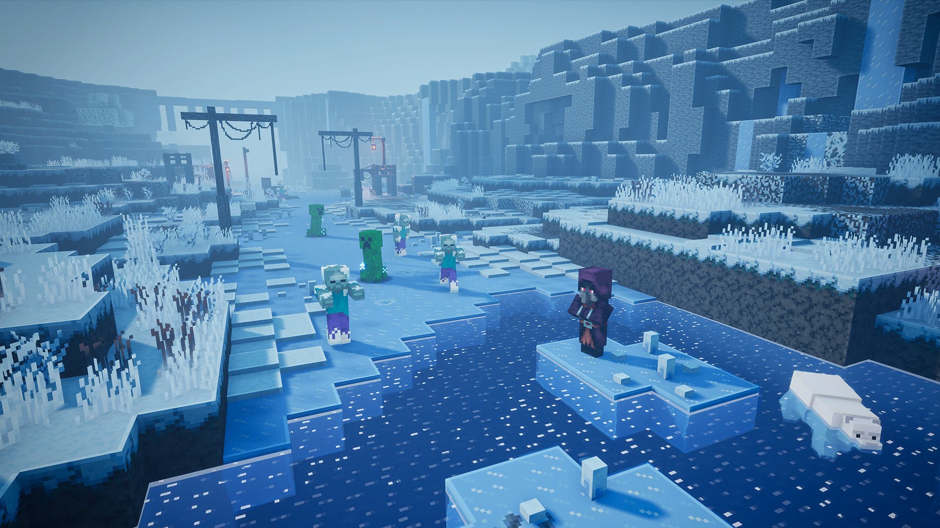 Minecraft Mazmorras Creeping Winter