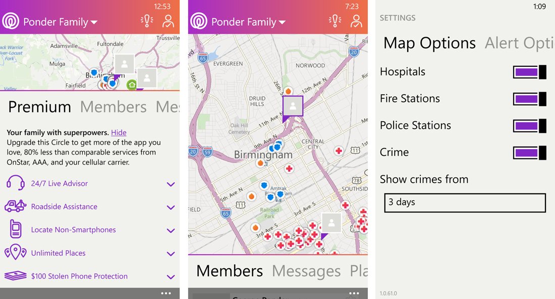 What are some features of the Family GPS Tracker made by Life360?