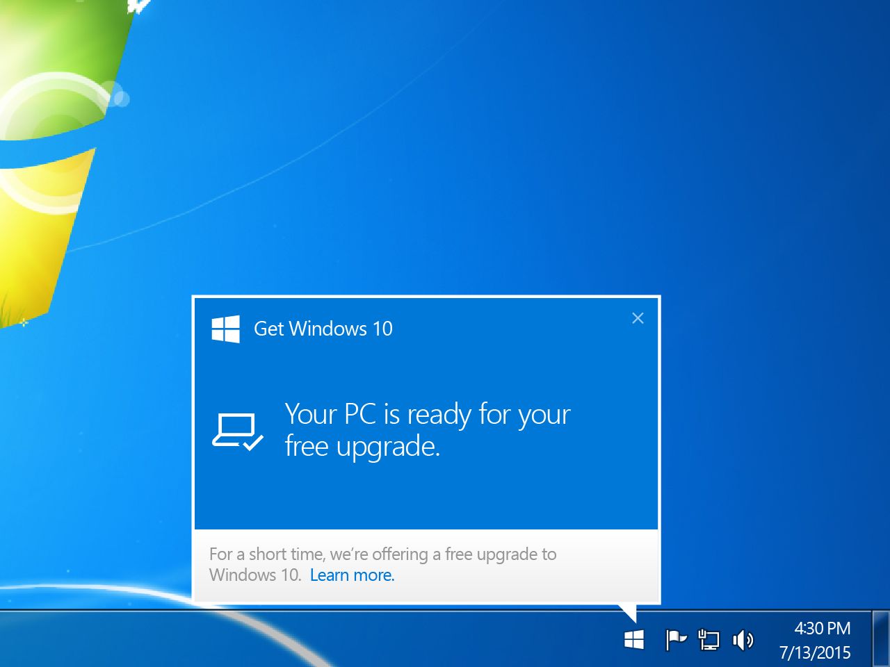 can you download windows 7 on a windows 10 computer