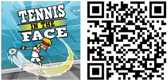 QR: Tennis in the Face