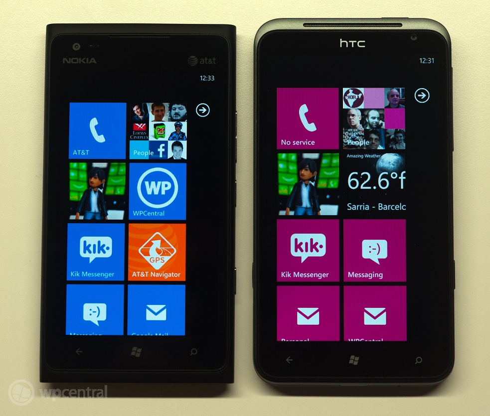 Lumia 900 vs HTC Titan