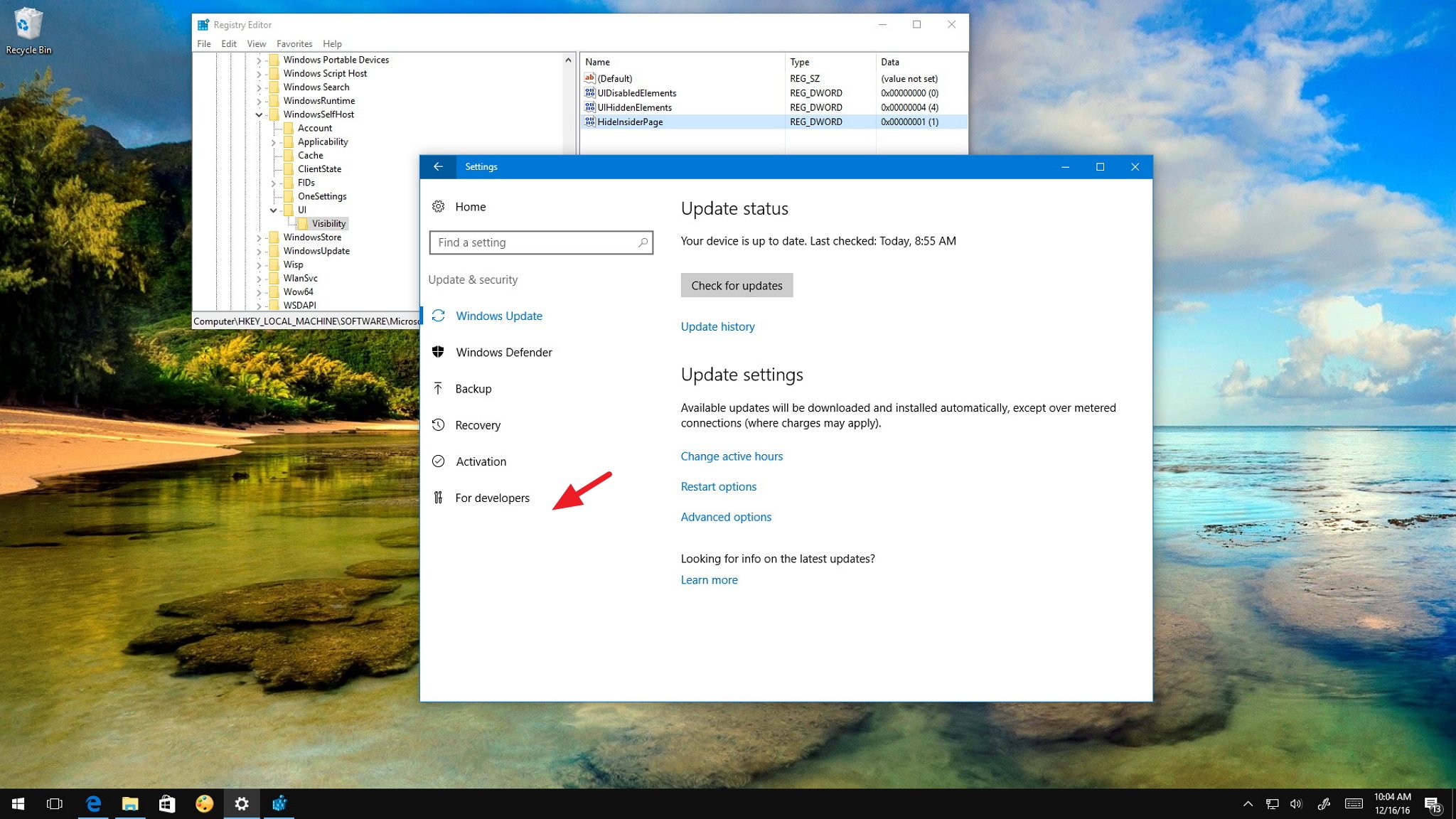 How to remove 'Windows Insider Program' from Settings on Windows 10 ...